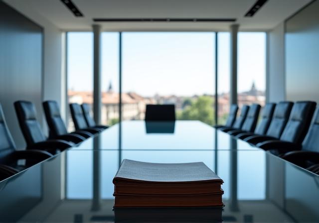 Interno moderno dello studio legale Ghiaccio Contratto a Roma